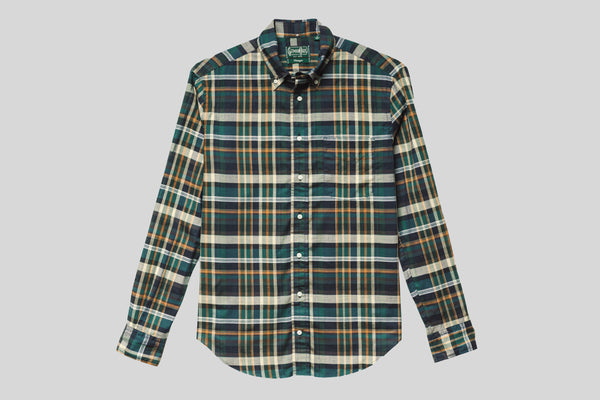 Gitman Vintage Green Archive Madras Shirt – Norden