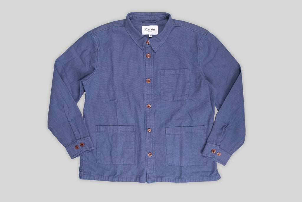 Corridor Duck Dye Overshirt Indigo