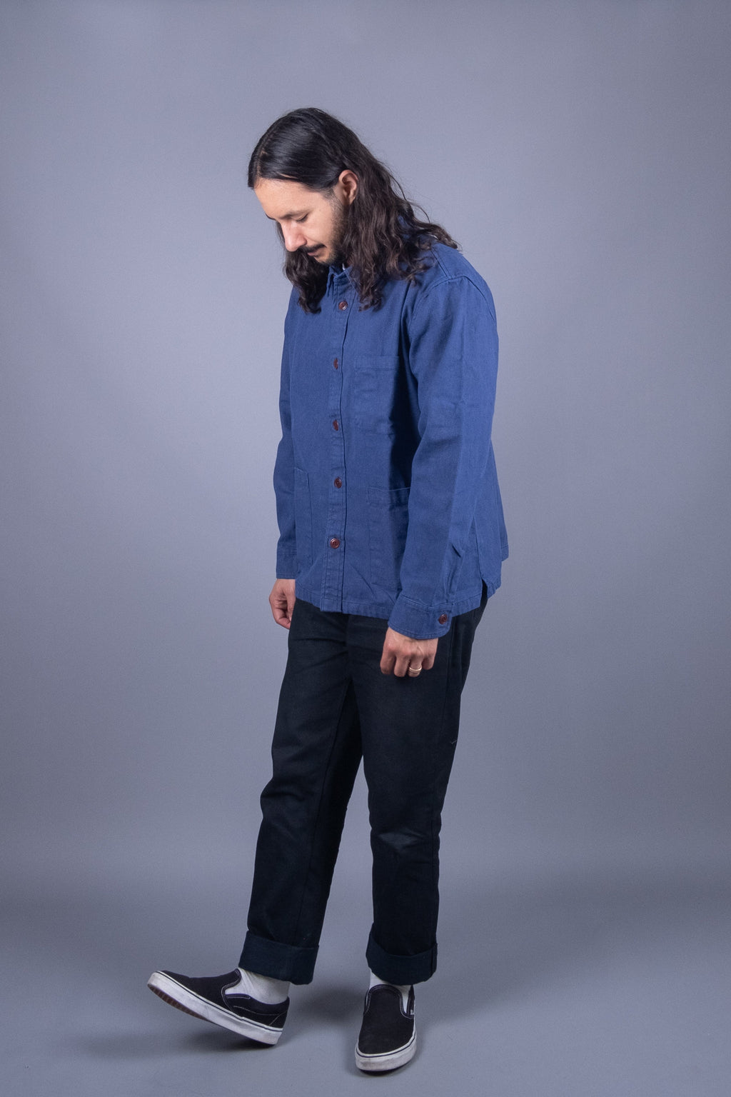 Corridor Duck Dye Overshirt Indigo