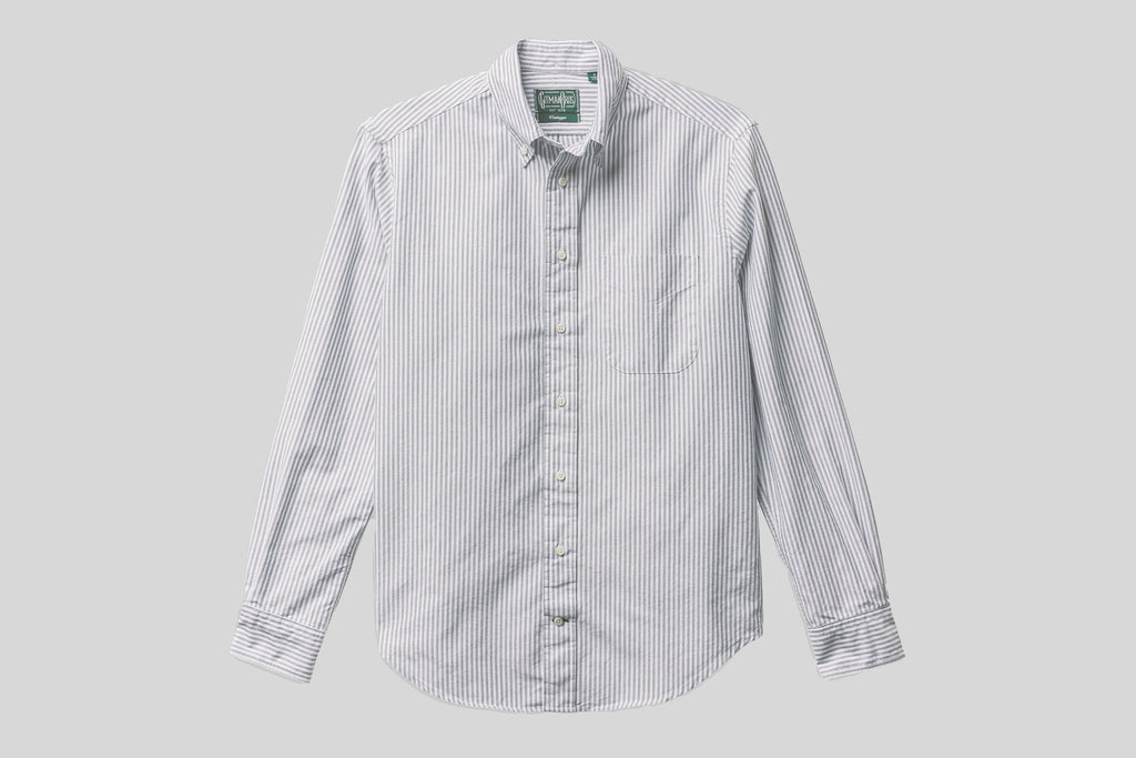 Gitman Vintage Black Stripe Spring Oxford Shirt