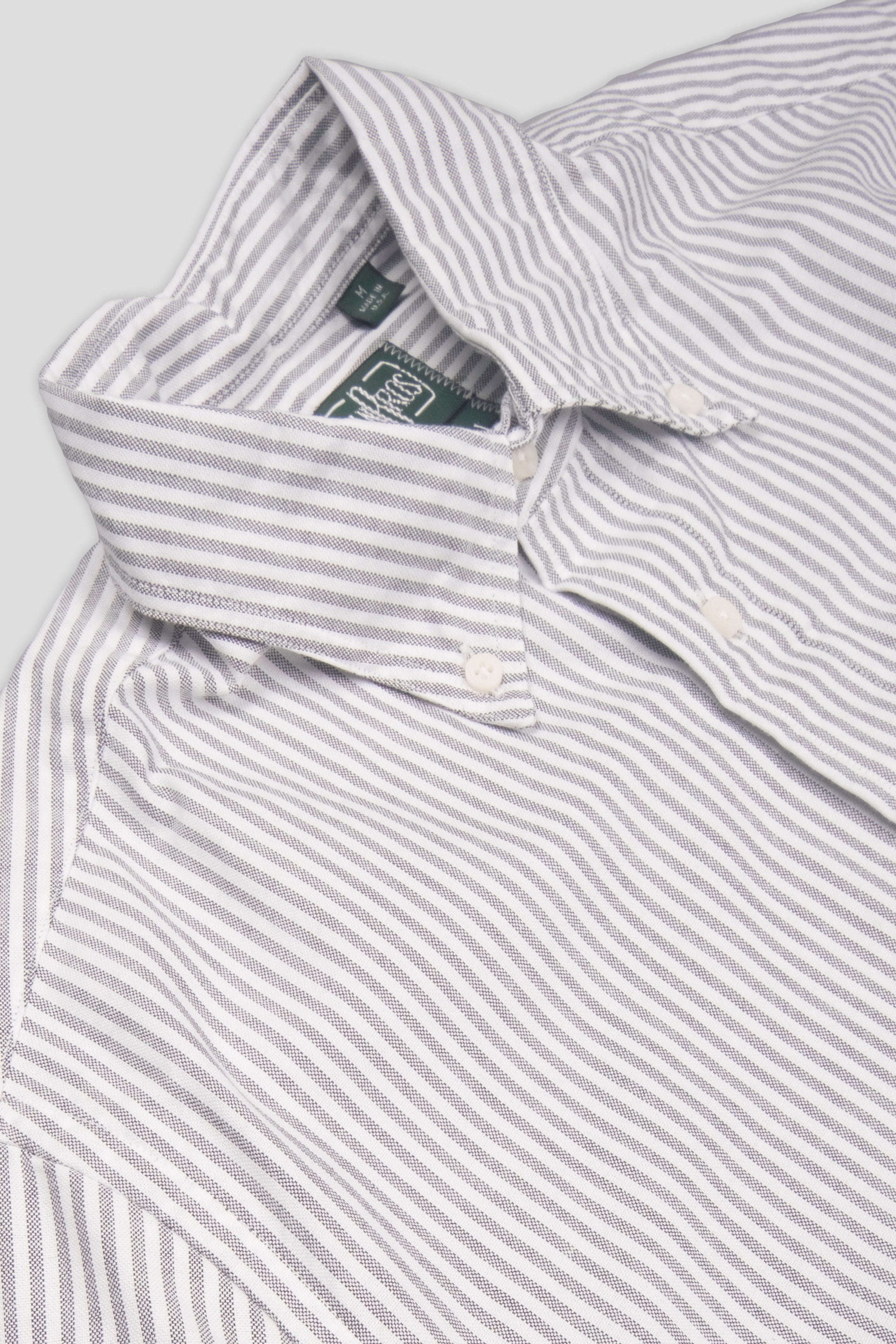 Gitman Vintage Black Stripe Spring Oxford Shirt