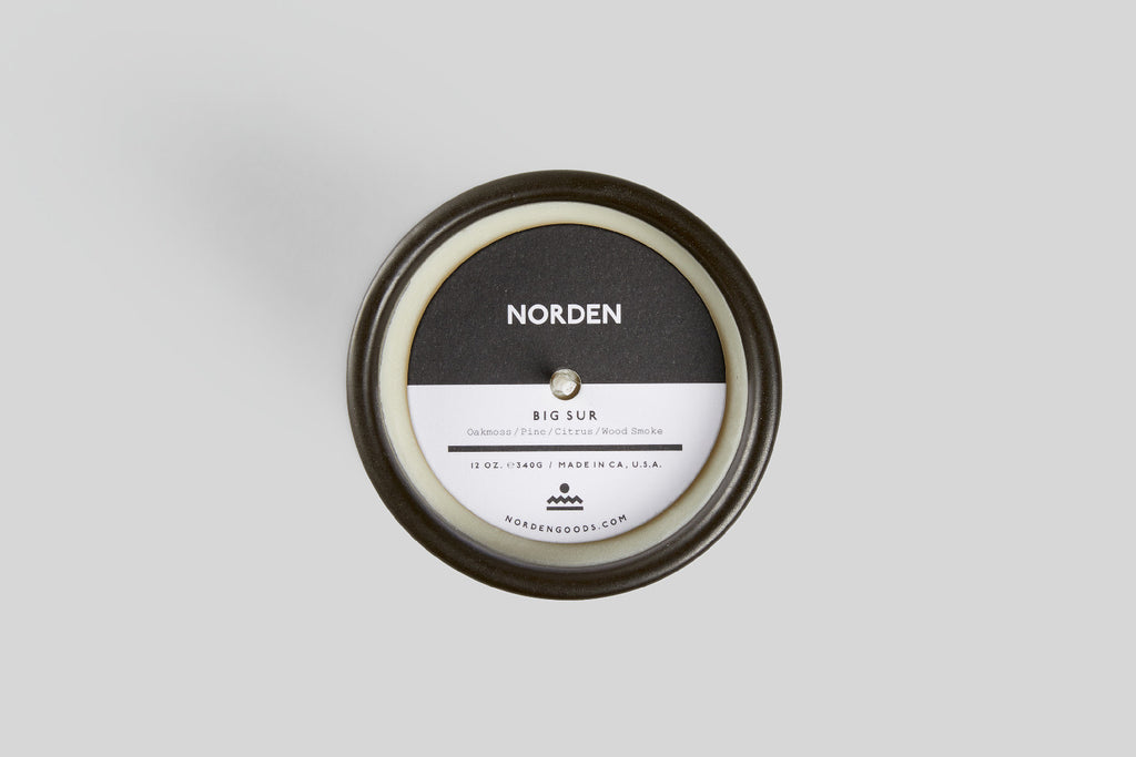 Norden Big Sur 12 oz. Ceramic Candle