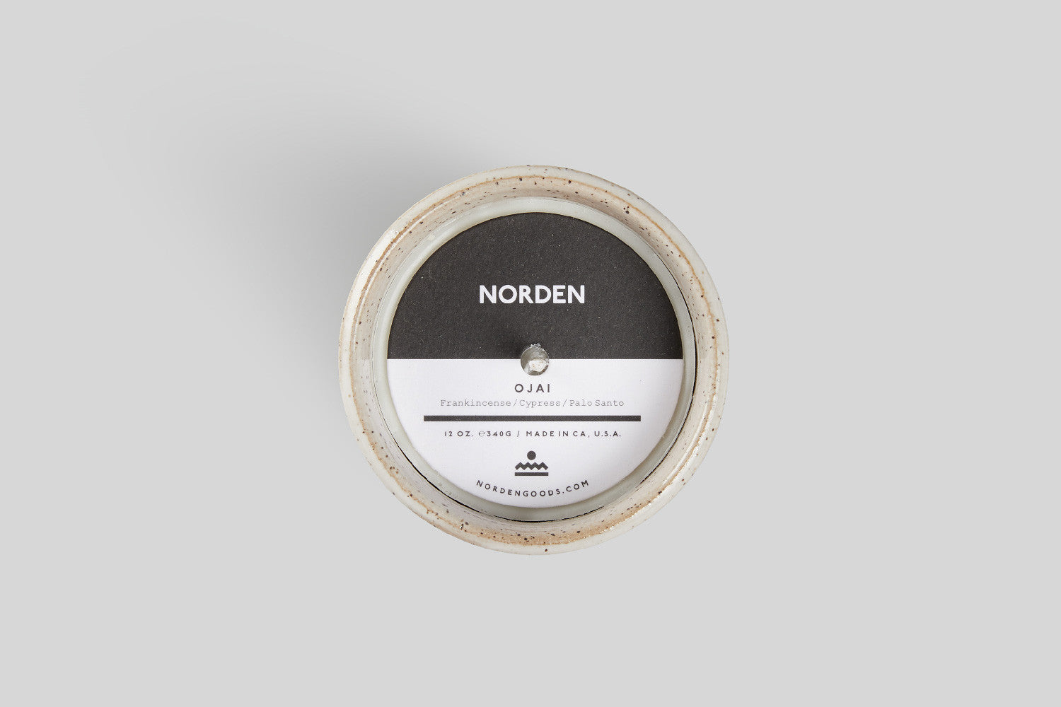 Norden Ojai 12 oz. Ceramic Candle