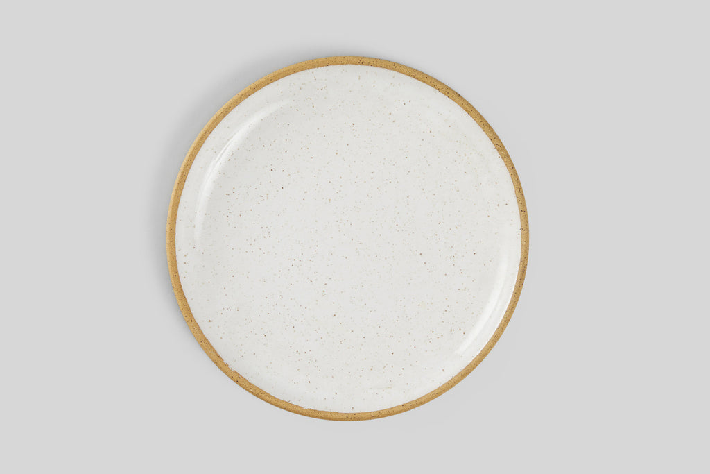 Norden 10" Dinner Plate (White Speckle)
