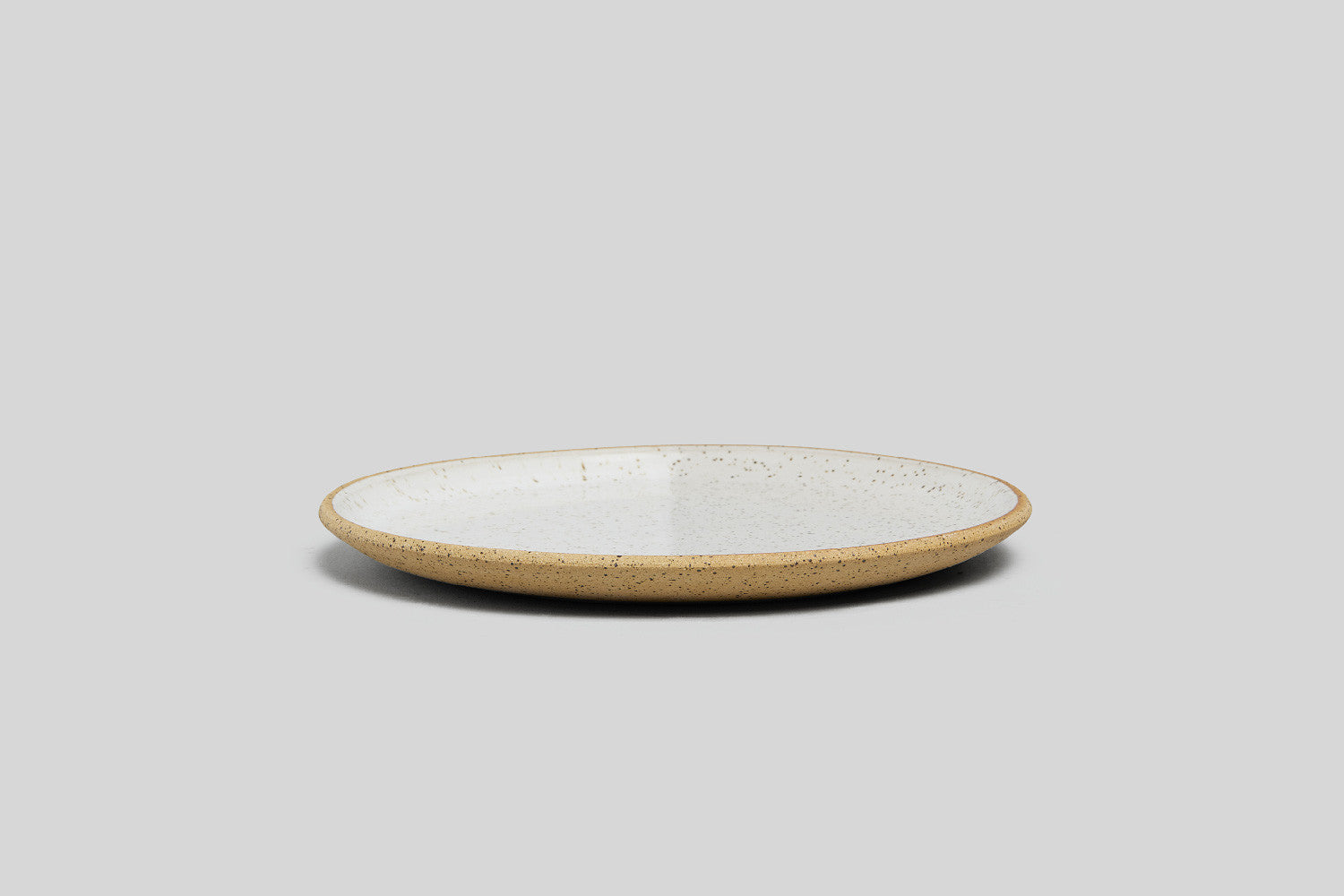 Norden 8" Salad Plate (White Speckle)