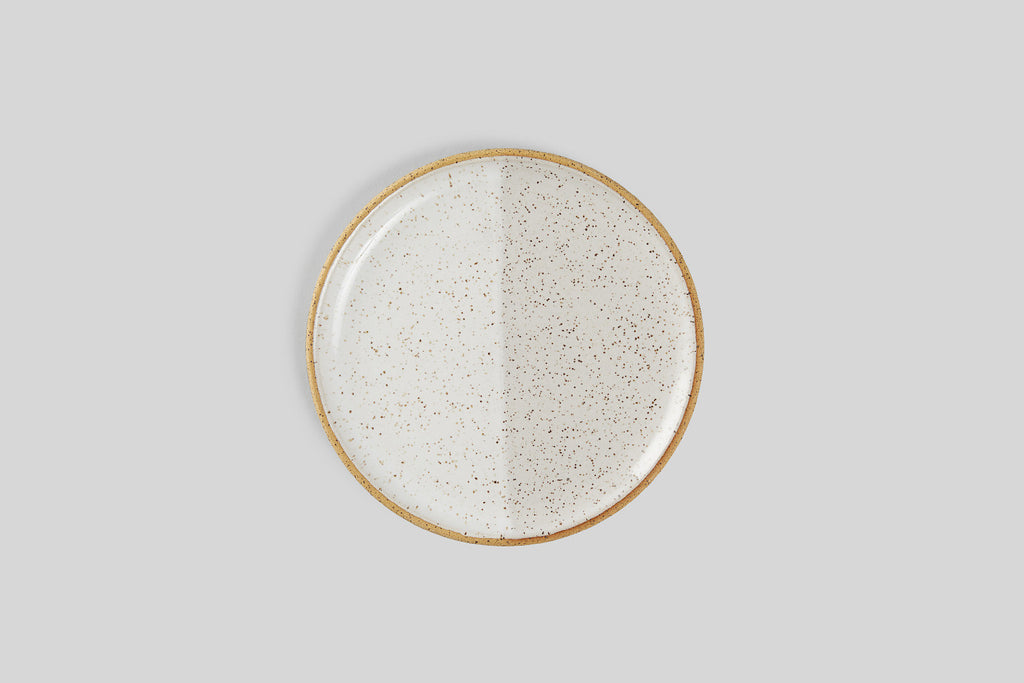 Norden 8" Salad Plate (White Speckle)